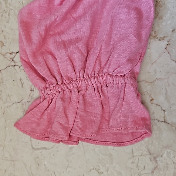 🍾Host Pick!🍾 NWT $115 Lauren LRL Pink Ruffle V-Neck Top [size M] - Picture 6 of 8